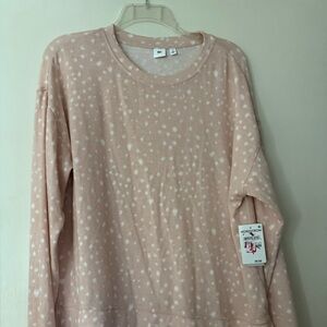 Women's Pink Polka Dot Sweater